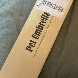 Never used pet umbrella. I bought 2 by accident
